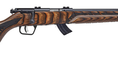 Savage Arms 26737 Mark II Minimalist Full Size 22 LR 10+1 18" Matte Black Steel Threaded Barrel, Matte Black Carbon Steel Drilled & Tapped Receiver, Boyd's Minimalist Natural Brown Laminate Stock