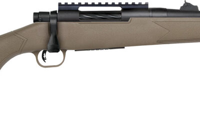 Mossberg 28051 Patriot  450 Bushmaster Caliber with 3+1 Capacity, 16.25" Threaded/Fluted Barrel, Matte Blued Metal Finish & Flat Dark Earth Synthetic Stock Right Hand (Full Size)