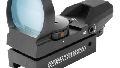 Aim Sports RT40E1 Reflex Sight Operator Edition Black Anodized 1x 24mm x 34mm Red/Green Multi Reticle