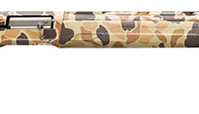 Browning 0119082004 A5 12 Gauge 28" Barrel 3.5" 4+1, Full Coverage Vintage Tan Camo, Textured Synthetic Stock With Close Radius Pistol Grip