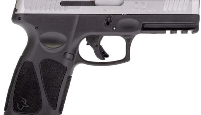 Taurus 1G3B94910 G3 Full Size Frame 9mm Luger 10+1 4" Matte Stainless Steel Barrel, Matte Serrated Stainless Steel Slide, Black Polymer Frame w/Picatinny Rail, Black Polymer Grip, Right Hand