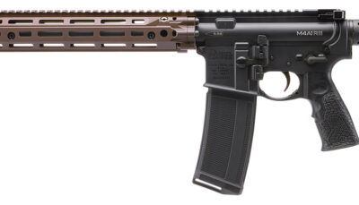 Daniel Defense 0219104238047 M4A1 RIII 5.56x45mm NATO 14.50" 30+1, Black Rec/Furniture, OEM Stock & Grip, 12.50" FDE M-Lok Handgaurd, Ambi Controls, Pinned & Welded Flash Hider