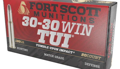 Fort Scott Munitions 3030130SCV Tumble Upon Impact (TUI) Rifle 30-30Win 130gr Solid Copper Spun 20 Per Box/10 Case