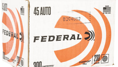 Federal C45230A300 Champion Training 45ACP 230gr Full Metal Jacket 300 Per Box/1 Case *Loose