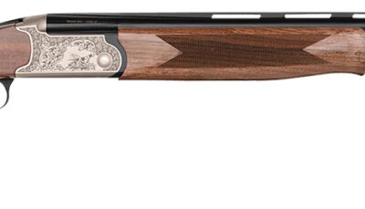 Charles Daly 930344 202A  Full Size 28 Gauge Break Open 3" 2rd 26" Blued Vent Rib Barrel, Silver Engraved Aluminum Receiver, Checkered Walnut Stock