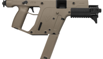 Kriss USA KV90PFD30 Vector Enhanced SDP Gen2 9mm Luger 40+1 6.50" Black Nitride Threaded Barrel, Flat Dark Earth Picatinny Rail, MK5M Modular Rail, Glock Magazine Compatible