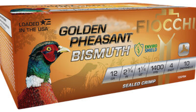 Fiocchi 12GPB4 Golden Pheasant Bismuth 12Gauge 2.75" 1 1/4oz 4Shot 10 Per Box/10 Case