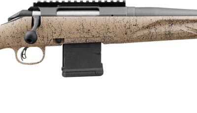 Ruger 46919 American II Ranch 5.56 NATO 10+1 16.10" Cobalt Cerakote Spiral Fluted Threaded Barrel & Alloy Steel Receiver w/Picatinny Rail, Flat Dark Earth Splatter Adj LOP Synthetic Stock