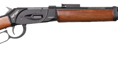 Gforce Arms GFLVR410S Saddlehorn Lever 2.50" 9+1 24" Black Steel Barrel, Black Picatinny Rail Aluminum Receiver, Fixed Walnut Stock