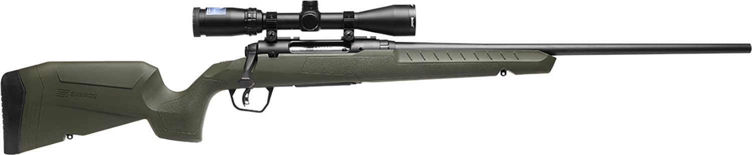 Savage Arms 32149 Axis 2 XP Combo Full Size 223 Rem 4+1 22" Black Sporter Barrel, Black Carbon Steel Receiver Drilled & Tapped, OD Green Fixed Synthetic Stock, Weaver 3-9x40mm Scope, Right Hand