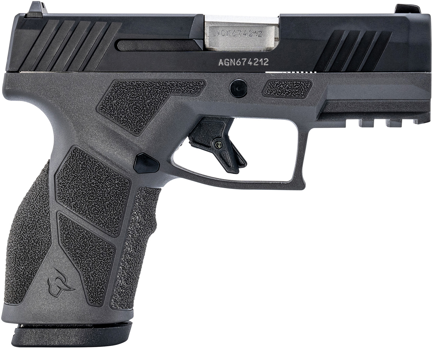 Taurus 1-GX2931G GX2 9mm Luger 13+1 3.37" Matte Stainless Steel Barrel, Matte Black Serrated Stainless Steel Slide, Gray Polymer Frame w/Picatinny Rail, Polymer Grip