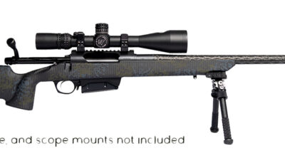 Horizon Firearms RF019C392216C20 Vandal Carbon II 7mm PRC 22" Black Fluted Barrel, Black Drilled & Tapped Receiver, Black Iota EKO X Carbon Fiber Stock