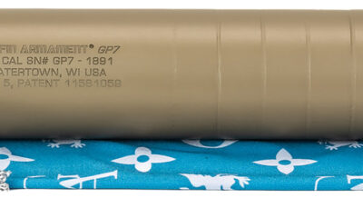 Griffin Armament GAGP7FDE-W GP7 Direct Thread Suppressor 7.62mm 1.50" FDE 17-4 PH Stainless Steel 5/8"x24