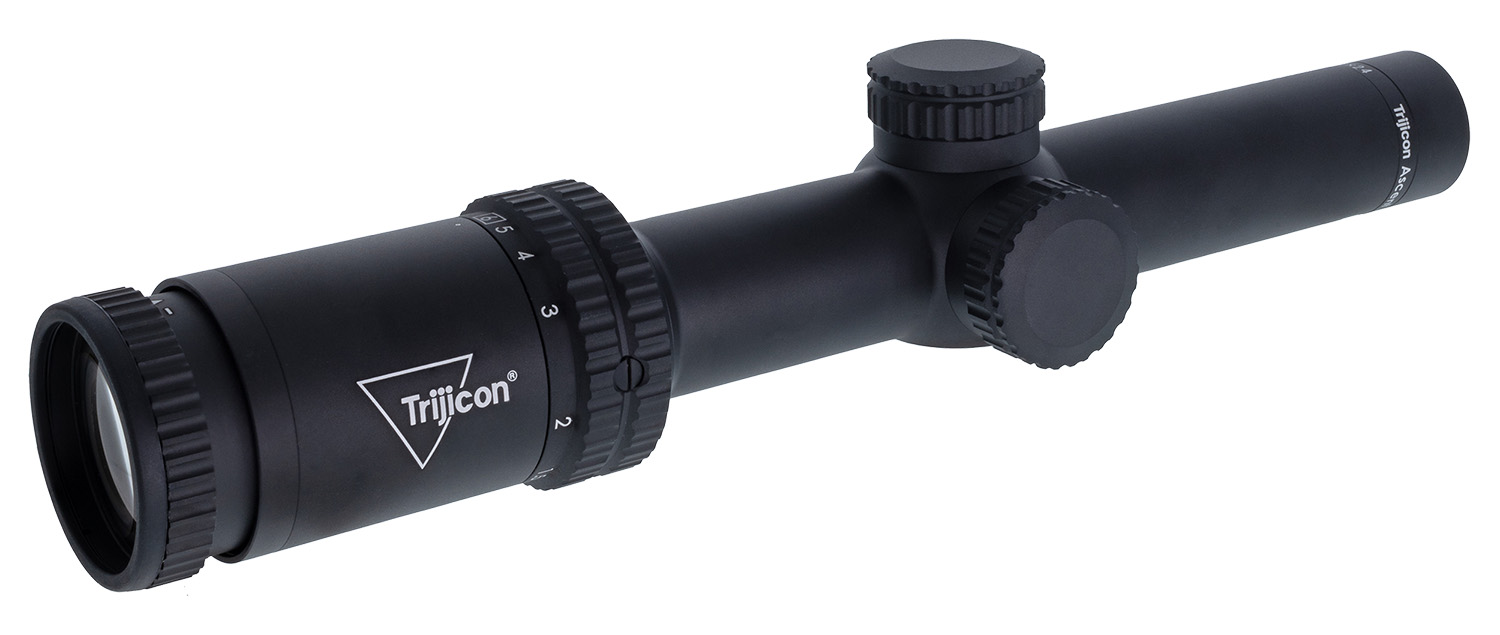 Trijicon 2800003 Ascent Matte Black 1-6x24mm 30mm Tube BDC Target Holds Reticle