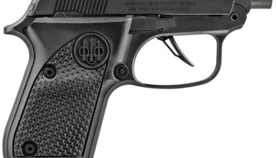Beretta USA J20X22R8TB 20X Bobcat 22 LR 8+1 2.80" Black Steel Barrel, ELS/Serrated Steel Slide & Polymer Frame w/Beavertail, Helica Texture Grip