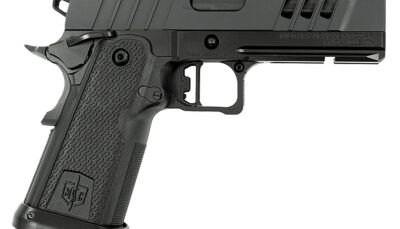 MAC 12500014 9 DS 9mm Luger 17+1 4.25" Black QPQ Bull Barrel, QPQ Tenifer Cerakote Optic Cut/Serrated Steel Slide, QPQ Tenifer Cerakote Steel Frame w/Accessory Rail & Beavertail, RMR Footprint