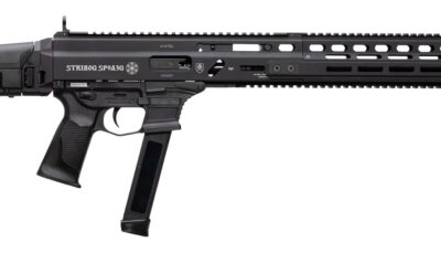 Grand Power 810091156094 Stribog SP9A3G 9mm Luger 16" Black Barrel, Black Receiver, Polymer Stock & Grip