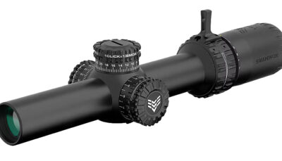 Swampfox Optics ARH11024GL Arrowhead  Black 1-10x24mm 30mm Tube Guerrilla Dot MIL Green Reticle