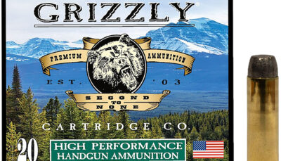 Grizzly Ammo GC41M4   41Mag 250gr Wide Flat Nose Gas Check 20 Per Box/10 Case