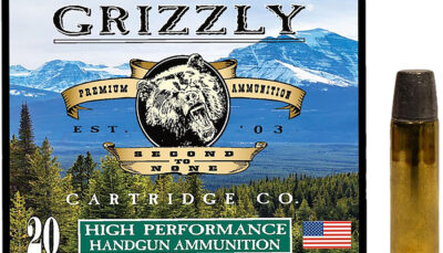 Grizzly Ammo GC41M5   41Mag 265gr Wide Flat Nose Gas Check 20 Per Box/10 Case