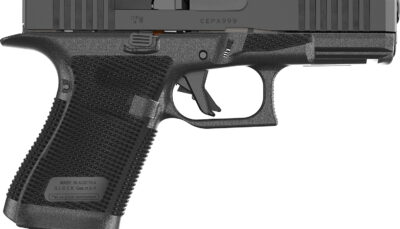 Glock P61950201 G19 Gen6 9mm Luger 10+1 4.02" Black GMB Barrel & Optic Ready/Serrated Slide, Black Polymer Frame w/Accessory Rail, Interchangeable Backstrap Grip, Ambidextrous
