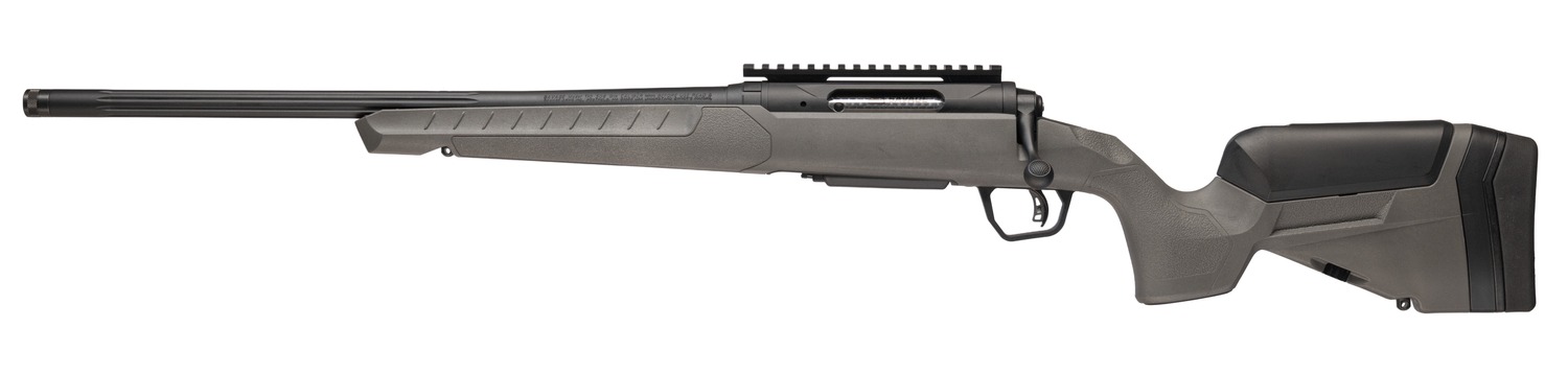 Savage Arms 32432 110 Trailblazer 243 Win 4+1 20" Fluted Barrel, Flat Dark Gray Adj LOP Synthetic Stock, Left Hand