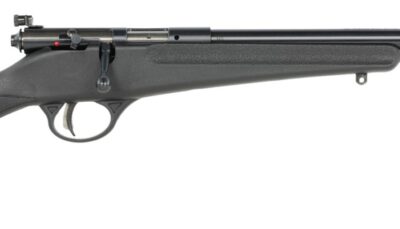 Savage Arms  Rascal F-SR 22 LR 1rd 16.13" Matte Black Single Shot Threaded Barrel, Black Synthetic Stock, Left Hand