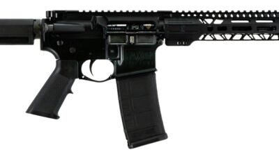 Faxon Firearms FXSPT556105SA9 Sport 5.56 NATO 30+1 10.50" Black Nitride SOCOM Threaded Barrel, Aluminum Receiver w/Picatinny Rail, M-LOK Handguard, Black Polymer KAK Shockwave Pistol Brace, Ergonomic