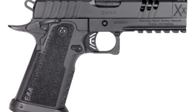 Girsan 395065 Witness2311 CMXX 9mm Luger 17+1 4.25" Black Ported w/Integral Compensator Bull Barrel, Black Steel Lightening Cut/Optic Ready/Serrated Slide, Black Polymer Frame w/Beavertail & Picatinny