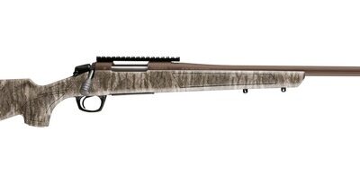CVA CR3999MOBL Cascade XT 7mm PRC 2+1 24" Midnight Bronze Cerakote Fluted Threaded Steel Barrel & Receiver w/Picatinny Rail, Mossy Oak Bottomland Adjustable Synthetic Stock, Right Hand