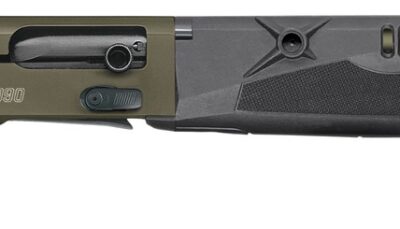 Mossberg 83012 990 Aftershock SPX Semi-Auto 3" 5+1 14.75" OD Green Cerakote Integrated Heat Shield Barrel & Drilled & Tapped Receiver, Black Polymer Grip
