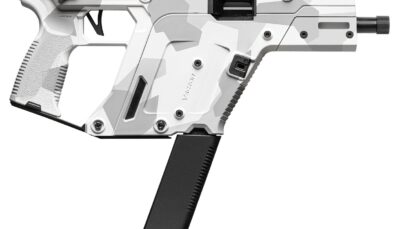 Kriss USA KV453PAD00 Vector SDP Gen3 45 ACP 30+1 5.50" Black Nitride Threaded Barrel, Arctic Delta Cerakote Receiver w/Picatinny Rail, Rear Picatinny Rail, M-LOK Handguard, White Polymer Grip