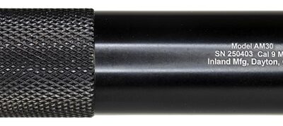Inland MFG IM9MM 9mmLuger Black Aluminum 1/2"x28