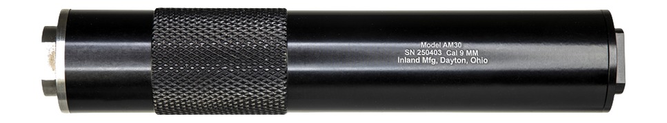 Inland MFG IM9MM 9mmLuger Black Aluminum 1/2"x28