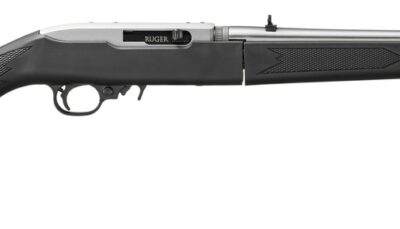 Ruger 32010 10/22 Takedown 22 LR 10+1 18.50" Satin Stainless Steel Barrel, Drilled & Tapped Receiver, Black Fixed Synthetic Stock