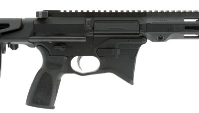 Maxim Defense  MD9 K SCW 9mm Luger 4.50" Black Nitride Threaded Barrel, Arid Brown Anodized Aluminum Receiver w/Picatinny Rail, Arid Black Maxim SCW Pistol Brace, Arid Brown Polymer Grip