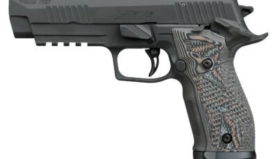 Sig Sauer 226X59XTMSAORXSL P226 XFive Extreme Full Size 9mm Luger 20+1 5" Bull Barrel, Black Nitron Stainless Steel Optic Ready/Serrated Slide & Frame w/Beavertail & Picatinny Rail, Custom Hogue G10 P