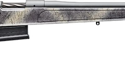 Bergara Rifles B14S3814 B-14 Wilderness HMR 22 Creedmoor 5+1 20" Sniper Gray Cerakote Threaded Barrel, Sniper Gray Cerakote Steel Drilled & Tapped Receiver, Wilderness Camo w/Black Webbing Adj Cheek &