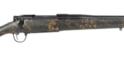 Christensen Arms 8010136000 Mesa FFT Buckmasters Full Size 7mm-08 Rem 20" Black Cerakote Match Grade Threaded Barrel, Black Cerakote Stainless Steel Drilled & Tapped Receiver, Black w/Orange Sporter F