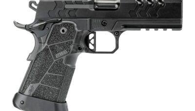 Kimber Mfg, Inc 3500105 2K11 Pro Comp Full Size Frame 9mm Luger 19+1 5" Compensated Barrel, Black Stainless Steel Lightening Cut/Optic Ready/Serrated Slide, Black Stainless Steel Frame w/Beavertail &