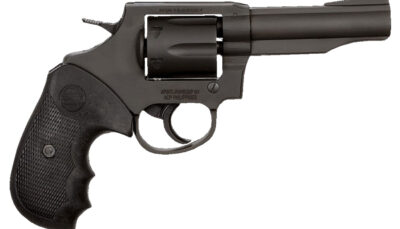 Rock Island 51261 M200  Medium Frame 38 Special 6rd 4" Black Parkerized Steel Barrel, Cylinder & Frame, Black Finger Grooved Grip, Transfer Bar Safety, Exposed Hammer