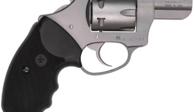 Charter Arms 72324 Pathfinder Small 22 WMR, 8 Shot 2" Stainless Steel Barrel & Cylinder, Anodized Aluminum Frame w/Black Finger Grooved Rubber Grip, Exposed Hammer