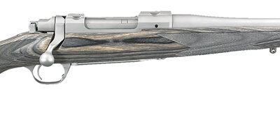 Ruger 17108 Hawkeye Compact Compact 243 Win 4+1 16.50" Matte Stainless Steel Barrel, Integral Scope Mounts Stainless Steel Receiver, Black Fixed Laminate Stock
