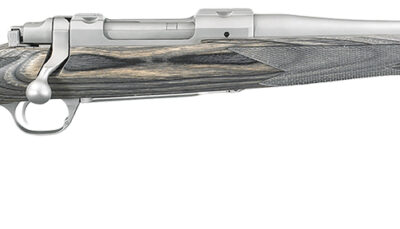 Ruger 17111 Hawkeye Compact Compact 7mm-08 Rem 4+1 16.50" Matte Stainless Steel Barrel, Integral Scope Mounts Stainless Steel Receiver, Black Fixed Laminate Stock