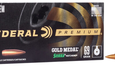Federal GM338LM Premium Gold Medal 338LapuaMag 250gr Sierra MatchKing BTHP 20 Per Box/10 Case