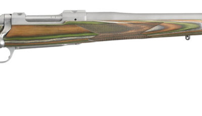 Ruger 47139 Hawkeye Predator Full Size 6.5 Creedmoor 4+1 24" Matte Stainless Steel Barrel, Matte Stainless Steel Receiver w/Integral Scope Mount, Green Mountain Adj LOP Laminate Stock, Right Hand