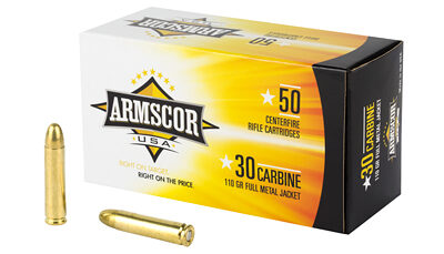 ARMSCOR 30CARB 110GR FMJ 50/1000