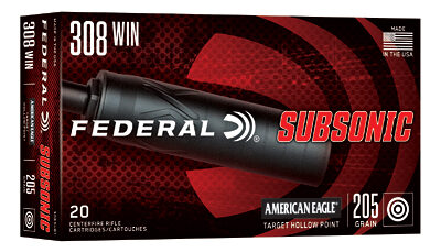 FED SUBSONIC 308WIN 205GR THP 20/200