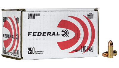 FED CHAMP 9MM 115GR FMJ 250/1000
