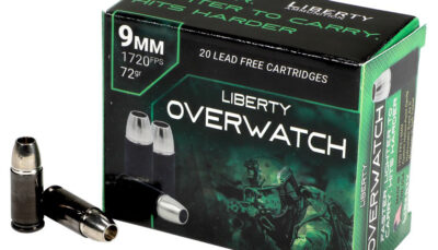 LIB AMMO OVERWATCH 9MM +P 72GR HP 20/10